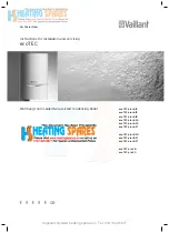 Vaillant ecoTEC plus 612 Instructions For Installation And Servicing preview