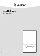 Vaillant ecoTEC plus VU 6/5-5 Series Installation And Maintenance Instructions Manual preview