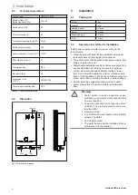 Предварительный просмотр 6 страницы Vaillant EIWH electronicVED E 9/1-B IN Operating And Installation Instructions