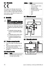 Предварительный просмотр 72 страницы Vaillant miniVED VED H 3/3 Operating Instructions Manual