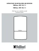 Vaillant TURBOmax VUW 242 E Instructions For Installation And Servicing preview