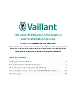 Vaillant UK aroTHERM plus Schematics And Installation Manual preview