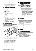 Preview for 71 page of Vaillant VED/8 Operating Instructions Manual