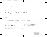 Preview for 3 page of Vaillant VR 31 Manual