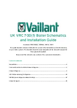 Vaillant VRC 700 Schematics And Installation Manual preview