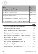 Preview for 16 page of Vaillant VRT 230 Operating and Manual