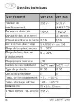 Preview for 18 page of Vaillant VRT 230 Operating and Manual