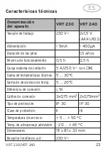 Preview for 23 page of Vaillant VRT 230 Operating and Manual