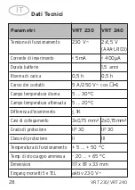 Preview for 28 page of Vaillant VRT 230 Operating and Manual