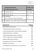 Preview for 31 page of Vaillant VRT 230 Operating and Manual