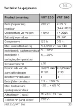 Preview for 33 page of Vaillant VRT 230 Operating and Manual