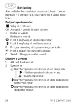 Preview for 34 page of Vaillant VRT 230 Operating and Manual