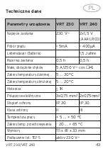 Preview for 43 page of Vaillant VRT 230 Operating and Manual