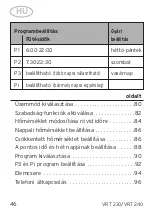 Preview for 46 page of Vaillant VRT 230 Operating and Manual