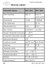 Preview for 48 page of Vaillant VRT 230 Operating and Manual