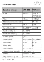 Preview for 53 page of Vaillant VRT 230 Operating and Manual