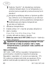 Preview for 60 page of Vaillant VRT 230 Operating and Manual