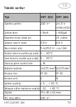 Preview for 73 page of Vaillant VRT 230 Operating and Manual