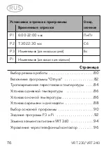 Preview for 76 page of Vaillant VRT 230 Operating and Manual