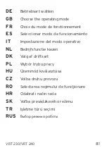 Preview for 81 page of Vaillant VRT 230 Operating and Manual