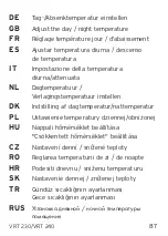 Preview for 87 page of Vaillant VRT 230 Operating and Manual