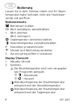 Предварительный просмотр 4 страницы Vaillant VRT 240f Operating & Installation Manual