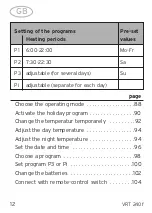 Preview for 12 page of Vaillant VRT 240f Operating & Installation Manual