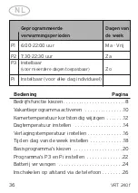 Предварительный просмотр 36 страницы Vaillant VRT 240f Operating & Installation Manual