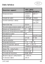 Предварительный просмотр 69 страницы Vaillant VRT 240f Operating & Installation Manual