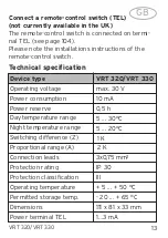 Preview for 13 page of Vaillant VRT 320 Operating And Mounting Manual