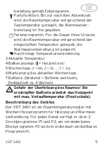 Preview for 5 page of Vaillant VRT 340f Manual