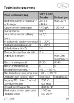 Preview for 39 page of Vaillant VRT 340f Manual