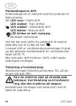 Preview for 44 page of Vaillant VRT 340f Manual