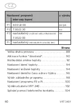 Preview for 60 page of Vaillant VRT 340f Manual