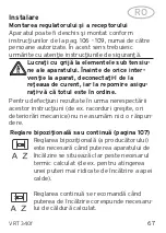 Preview for 67 page of Vaillant VRT 340f Manual