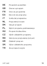 Preview for 99 page of Vaillant VRT 340f Manual