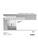 Vaillant VSMART Installation And Maintenance Instructions Manual preview