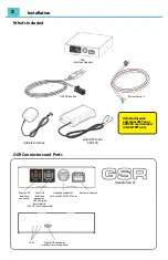 Preview for 2 page of Vais Technology GSR SiriusXM SXV300 Owner'S Manual