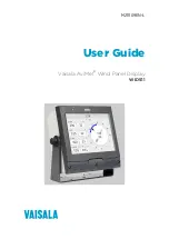 Vaisala AviMet WID511 User Manual preview