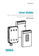 Предварительный просмотр 1 страницы Vaisala CARBOCAP GMW80 Series User Manual