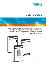 Vaisala CARBOCAP GMW86P User Manual preview