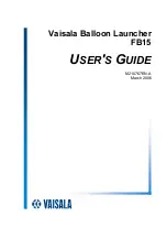 Vaisala FB15 User Manual preview