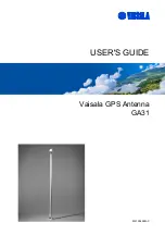 Vaisala GA31 User Manual preview