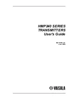 Vaisala HMP240 SERIES User Manual preview