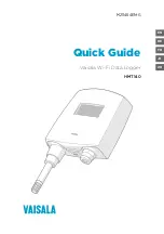 Vaisala HUMICAP HMT140 Quick Manual preview