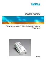 Vaisala HydroMet User Manual preview