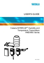 Vaisala INTERCAP HMD82 User Manual предпросмотр