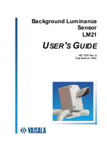 Vaisala LM21 User Manual preview