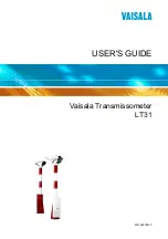 Предварительный просмотр 1 страницы Vaisala LT31 User Manual