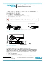 Preview for 1 page of Vaisala MD30 Installation Manual